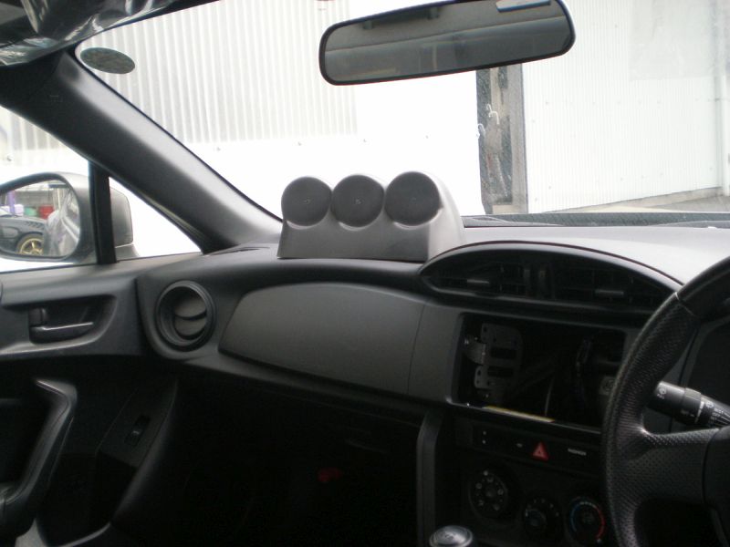 BORDER TRI-EYE Meter Panel (On Board Type) (Universal - Offset - No Hole) - Toyota Celica GT4 ST185 (3S-GTE)